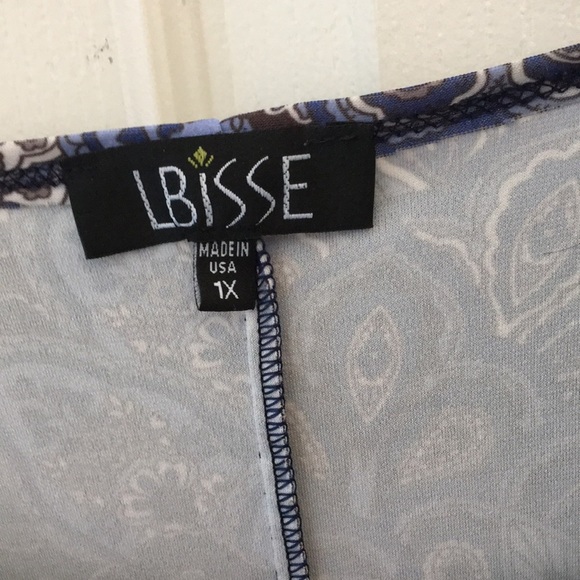 FINAL MARKDOWN LADIES cold shoulder lbisse top 1x - Picture 5 of 5